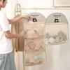 1pc Bra Storage Net Multi-layer Storage Bags Space-saving Underwear Socks Breathable Hanging Mesh Bag Storage Organizer
