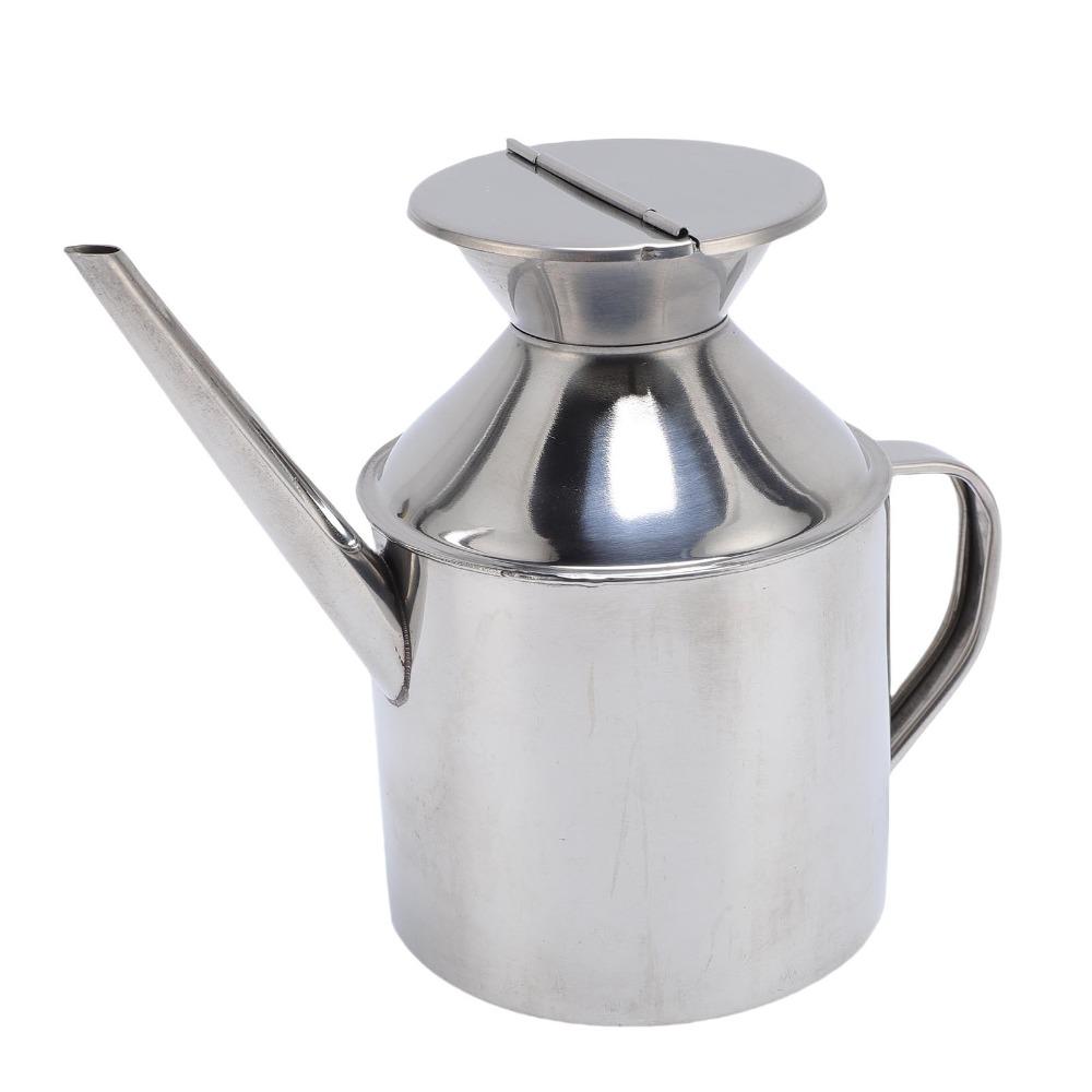 500ml/800ml Olive Oil Dispenser Stainless Steel Multipurpose Condiment Storage  Kitchen Use