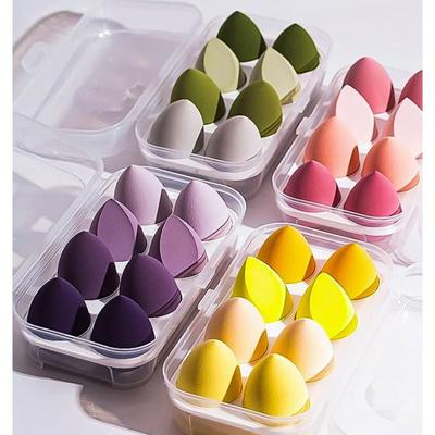 8-teiliges Kosmetik-Puff-Set Beauty Egg Nass- und Trocken-Dual-Use-Kürbis-Ei-Make-up-Foundation-Schwamm Air Cushion Puff Weiche Makeup-Tools