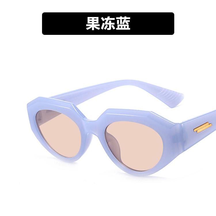 Vintage Cateye polygon Sunglasses Women Sexy Retro Cat Eye Sun Glasses Brand Designer Colorful Eyewear Female