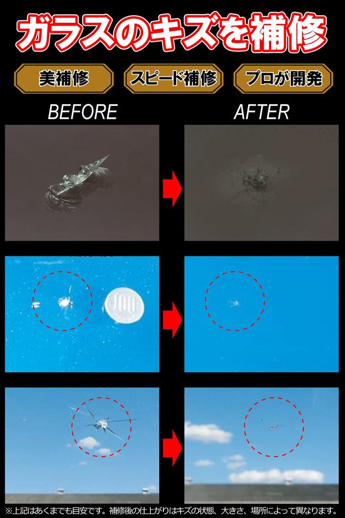 Carmate Professional Window Repair System Set PS300 for Cars