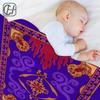 Aladdin 1992, Magic Carpet Throw  Blanket Aesthetic Art Flannel Blanket Portable Home Travel Camping Sofa Picnic Thickening Flan