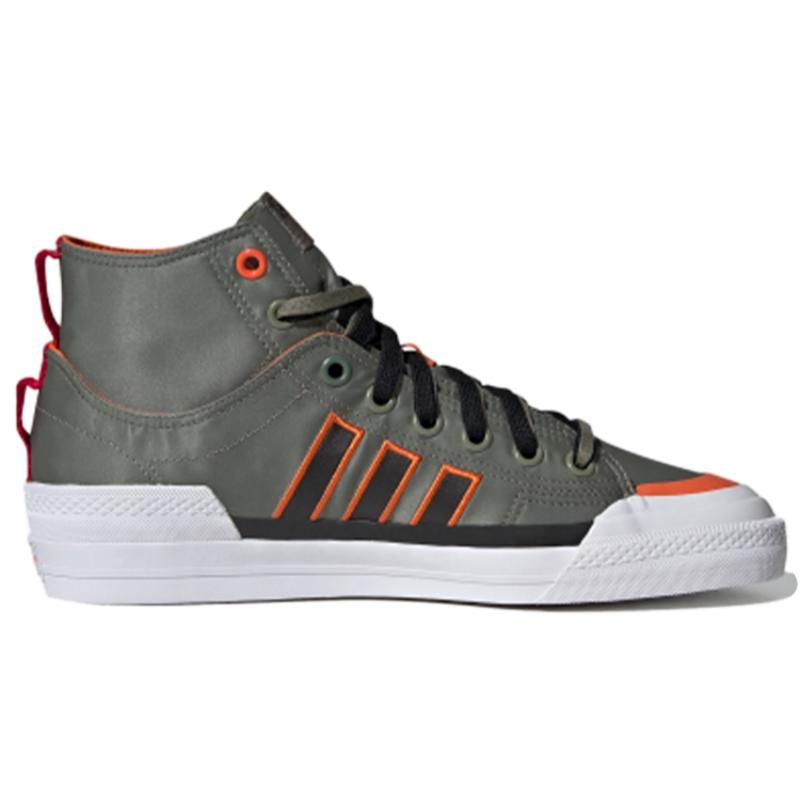 adidas Nizza Hi Dl 'Green White Orange' Sneakers GZ2655
