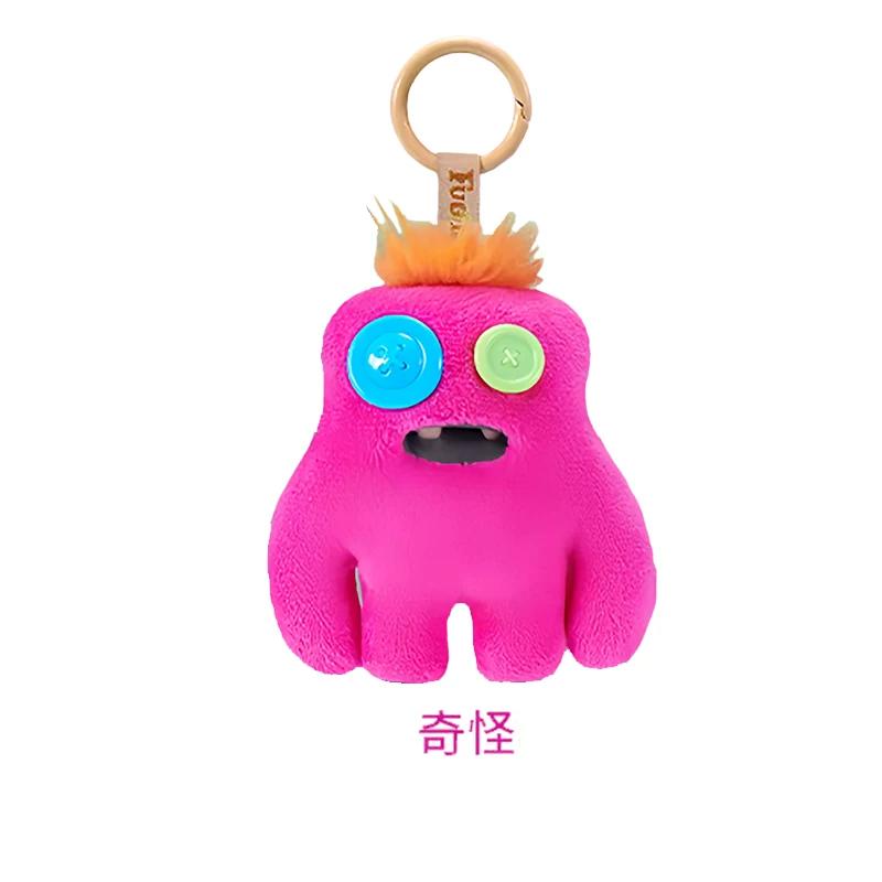 Fuggler Baby Pinkles Series Plush Genuine Soft Keychain Toy Cute Collectible Funny Ugly Monster Pendant Bag Charm Gift