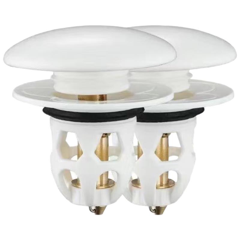 Ceramic Cover Pop-up Basin Drain Stopper