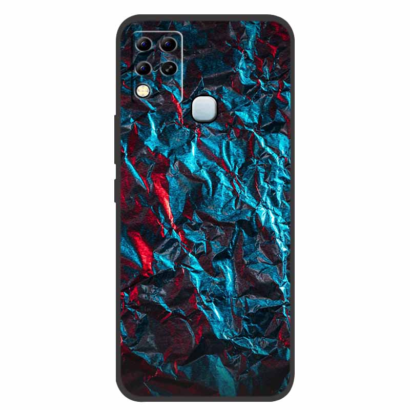 For Infinix Hot 11 G37 Case X689F Marble Silicone Protective TPU Soft Back Cover for Infinix Hot11 G37 128GB Funda Cartoon Coque