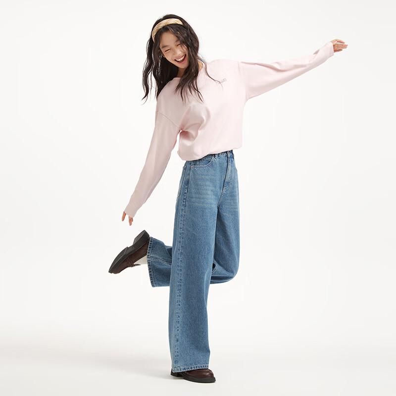 Hotwind Women's Wide-leg Denim Jeans