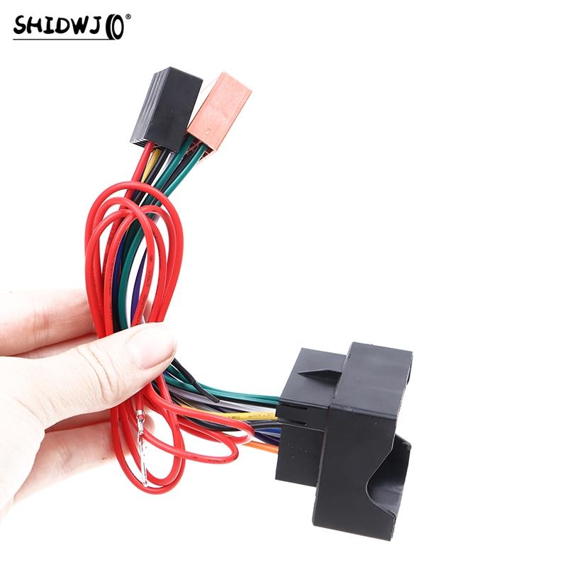 1 Set Car Stereo FM Audio ISO Wiring Harness Cable Radio Antenna Wire Adapte For 207 307 407 C3 C4 Auto DIY Accessories