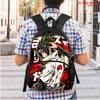NARUTO Anime Children Rucksack Spacious Multi Compartment Wear Resistant School Daily Backpack for Boys Girls 6-10 Years Old