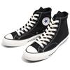 Converse Addict Abrasion Resistant Lightweight Wear resistant And Lightweight High top Canvas Shoes Unisex Black 31308520