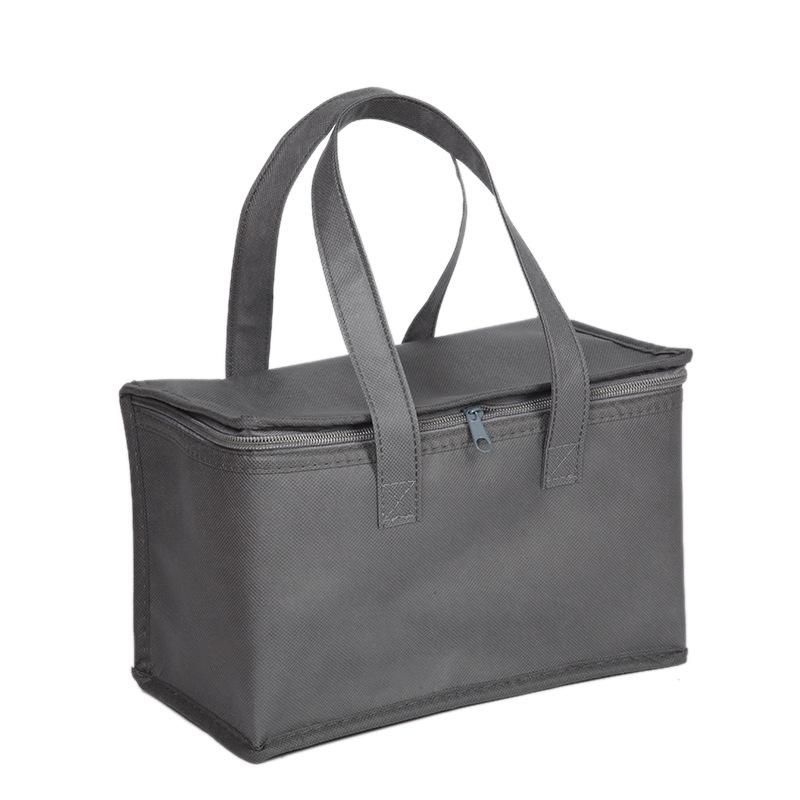 Bærbar lunsjkjøler Ølleveringsveske Sammenleggbar Isolert Piknik Kjøleelement Matpose Termisk Veske Drikkeholder Isolerte Vesker