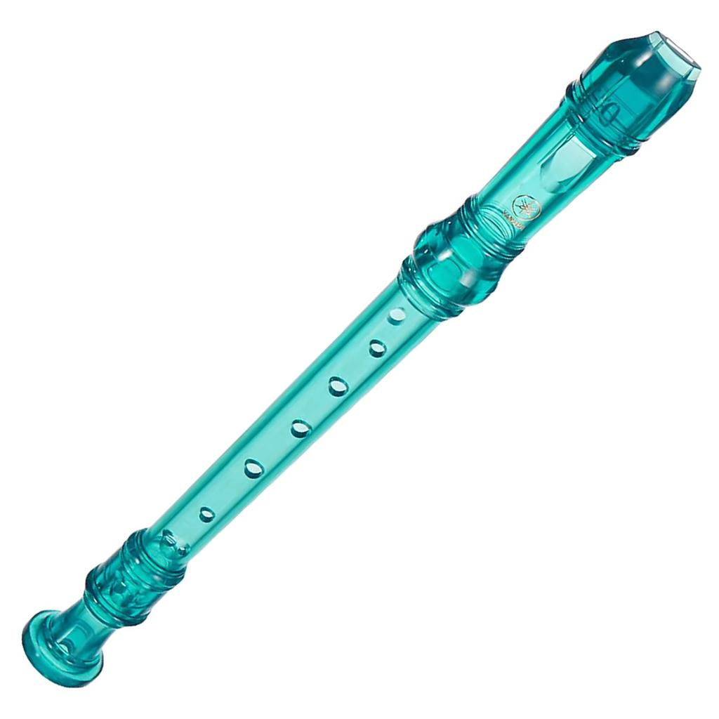 ABS Resin Soprano Recorder German Fingering Blue Translucent YRS-20GB