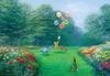 Tenyo (Tenyo) [Made In Japan] 1000-Piece Jigsaw Puzzle Disney Winnie the Pooh Rescue Piglet (51x73.5cm) D-1000-034 Canvas-Style Finish with Glue,