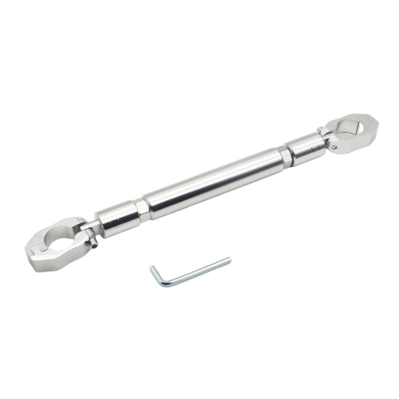 

Универсальная Регулируемая Утолщенная Ручка Руля с Быстрой Установкой Без Инструментов Модернизация для Различных Моделей Мотоциклов серебряный