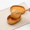Alutem Unbleached Frying Pan Sheet Half Oval Shape 60 Pieces Heat Resistant 250C Made in Japan