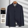 [Bold and Stylish] Spring and Autumn New Solid Color Versatile Business and Leisure Flip Collar Single breasted Jacket Men's Coat