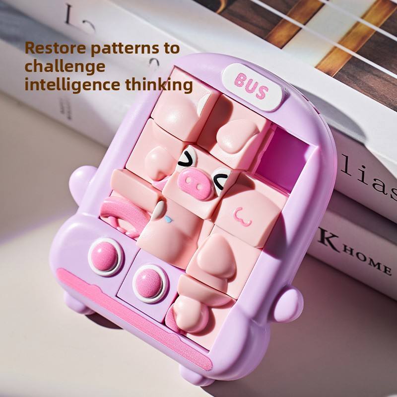 Huarong Dao 3D Animal Puzzles Early Education Pet Maze Playthings Montessori Intelligence Games for Thinking Training Children's Toy