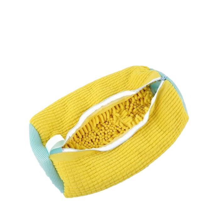 

Мешок для стирки обуви, многоразовый мешок для стирки на молнии, круговая очистка на 360°, сумка для чистки обуви и удаления грязи 1pc жёлтый
