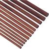 OLYCRFAT 32Pcs 4 Size Walnut Dowel Rods 6 Inch Long Dowel Rods Wood Sticks 2.7/4/4.5/5.8mm Dia Unfinished Round Sticks Wooden Carving Blocks for