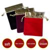 Gold Velvet Drawstring Pouch for Watches, Jade Bangles, Ritual Items, Antiques, Jewelry, Gifts, or Earphones.