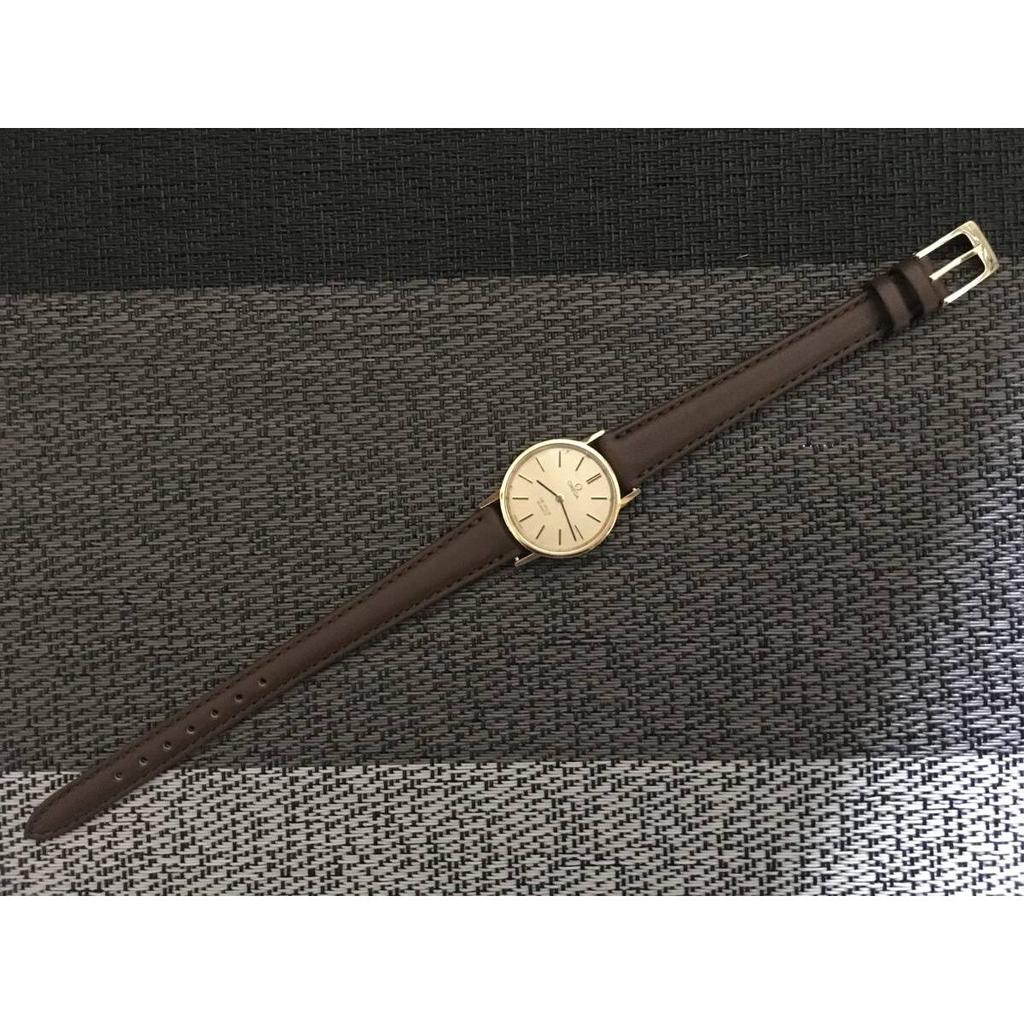 Used []OMEGA De Ville/De Ville Gold Quartz