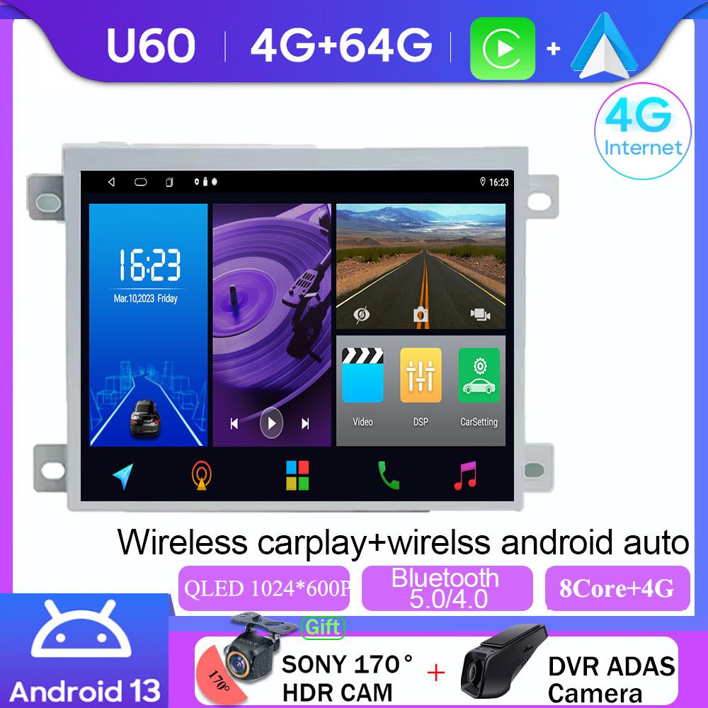 8.4 "Carplay Android 13 Auto Radio For Jeep Grand Cherokee Kompas Ontwijk Uitdager Oplader Durango Ram Multimedia Player No 2Din