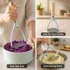 Non-Stick Coating Potato Ricer Wooden Handle Food Smasher  Baby Food Preparation