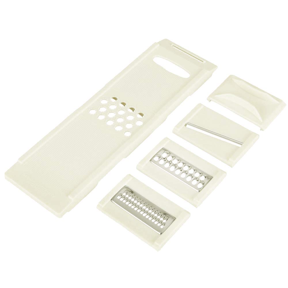 

Kai Cooking Set and Grating with Finger Wellness DH6505 Cassette-Style (Slicing, Shredding, Garnish, Radish) Guard, белый