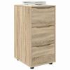 Storage Cabinet Sonoma Oak Finish 40 x 48 x 81 cm Engineered Wood