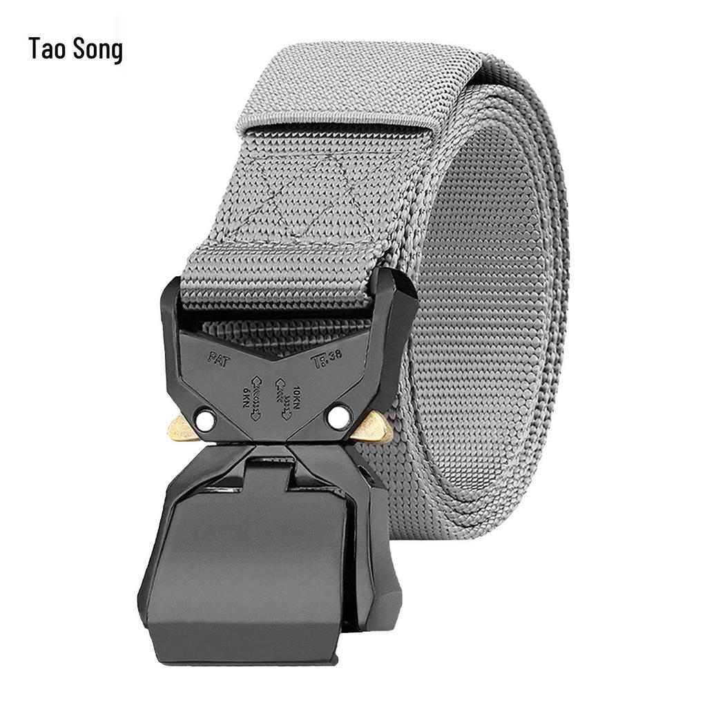Men’s Tactical Quick-Release Nylon Belt with Cobra Alloy Buckle