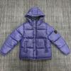 Mens Hooded Quilted Short Puffer Jacket Streetwear Casual Winter Warm Coat