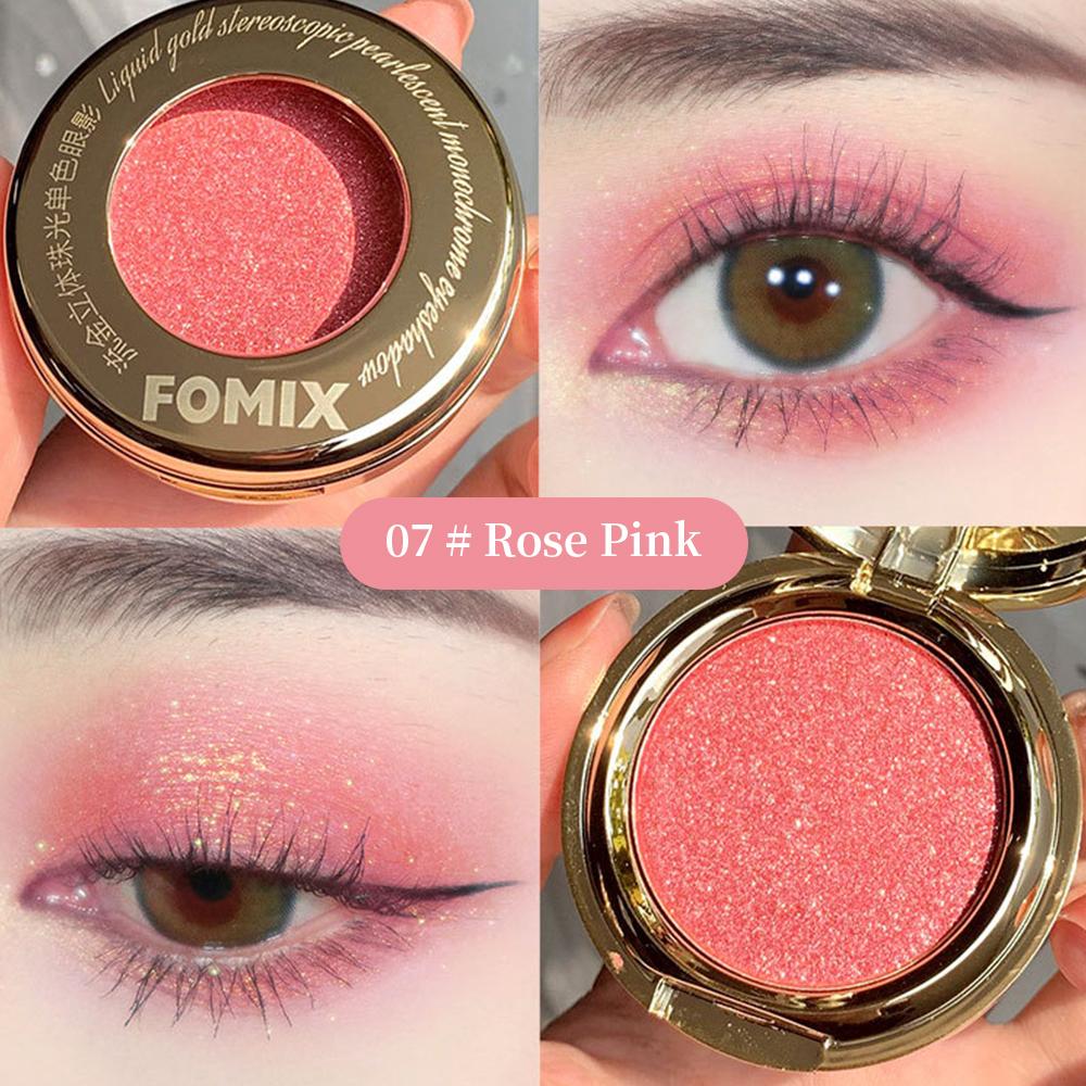 

FOMIX Diamond Glitter Eyeshadow High Gloss Sparkling Eye Makeup 5 Colours Monochrome Eye Shadows