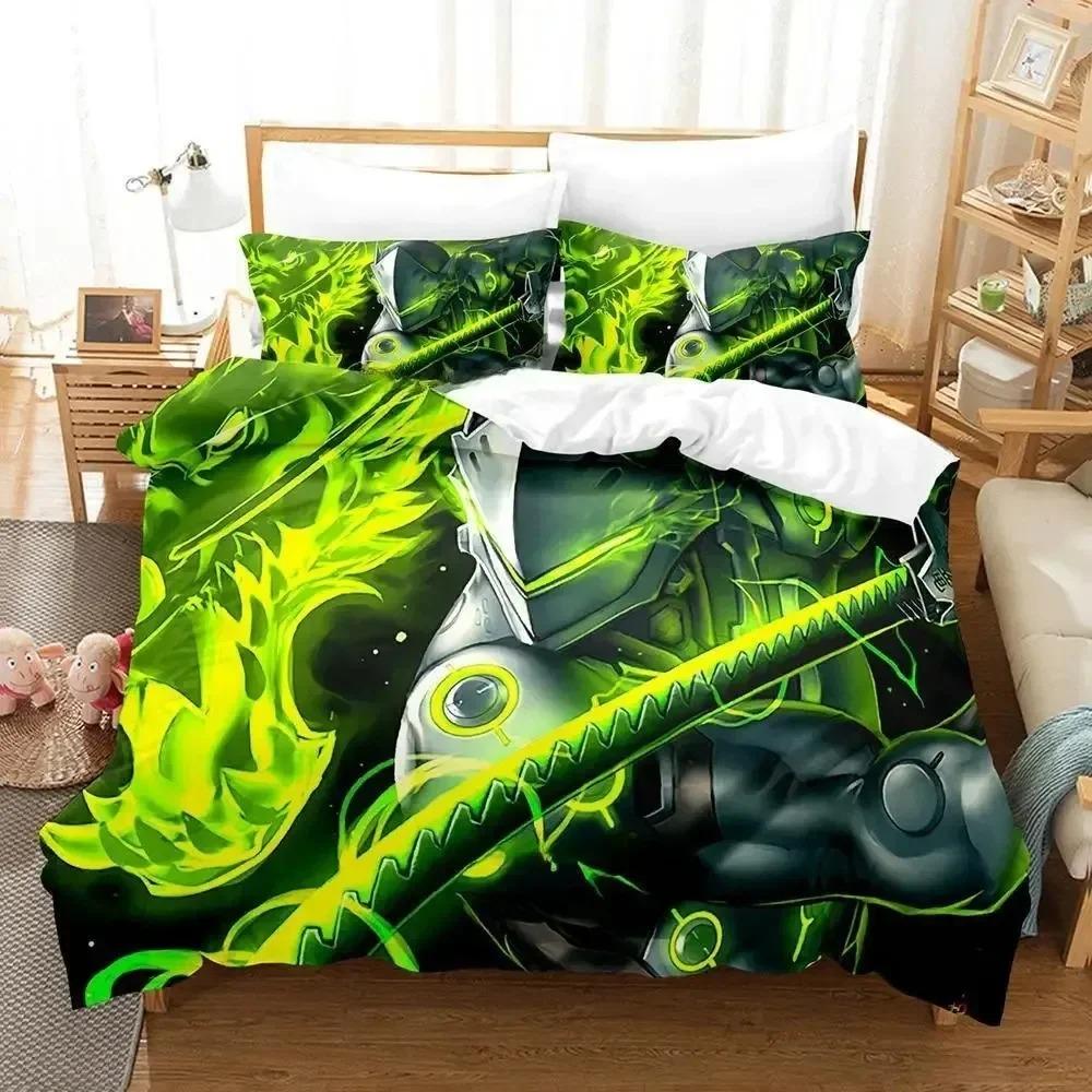 Game Cool Dragon Blade Genji By Bedding Set Bedroom Soft Modern Bedspreads Comefortable Duvet Cover Quilt Cover And Pillowcase