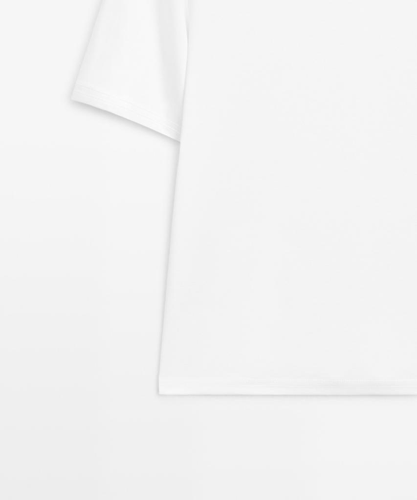 Masimodutti 100% Cotton Short Sleeve T-Shirt