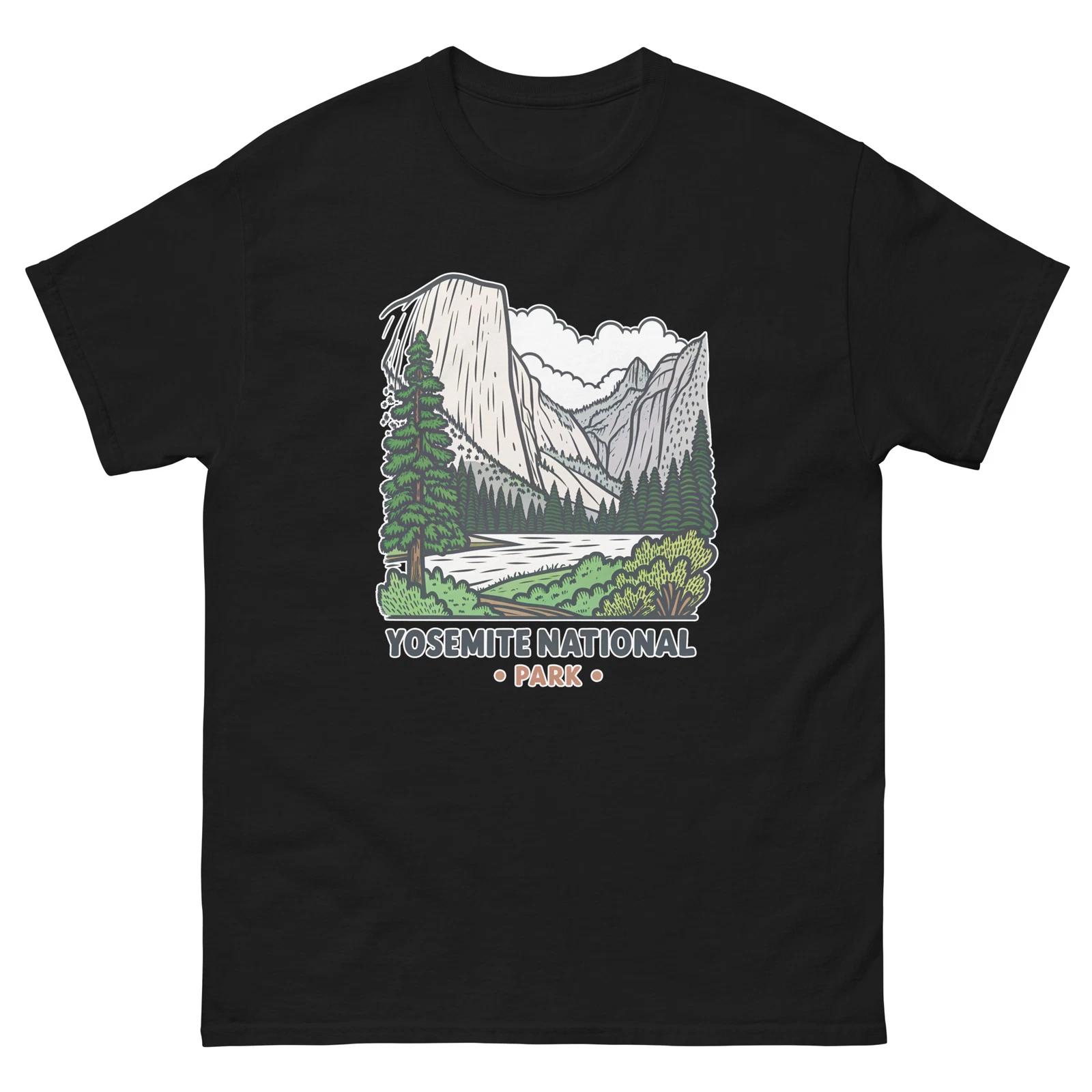 Yosemite National Park Attraction Landmark Travel T-Shirt 2XL