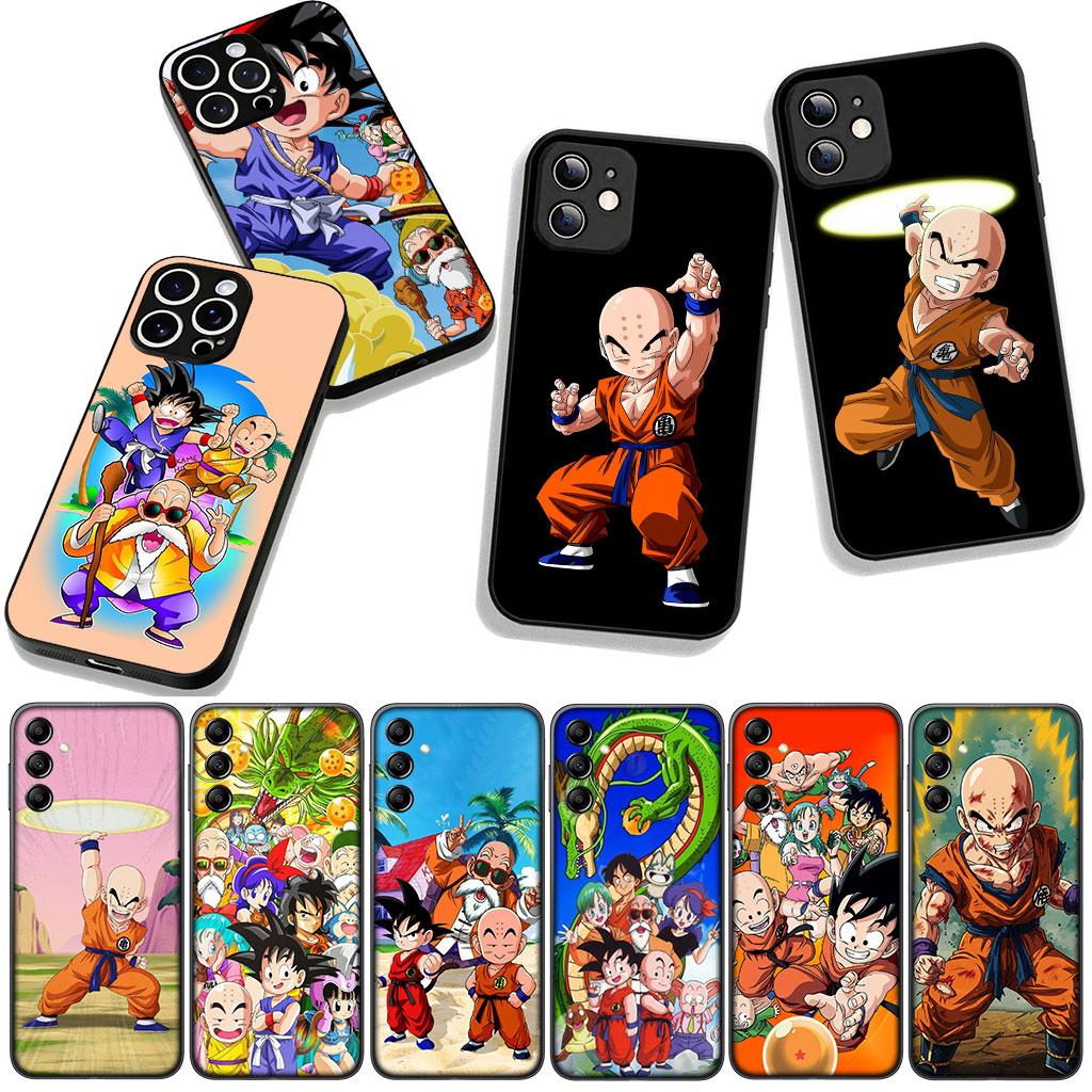 For Motorola Moto G04 G13 G14 G22 G23 G20 G32 G34 G35 G64 G82 G84 G53 G60 G72 E14 E15 E13 Case Anime Krillin Dragon Gokus Ball