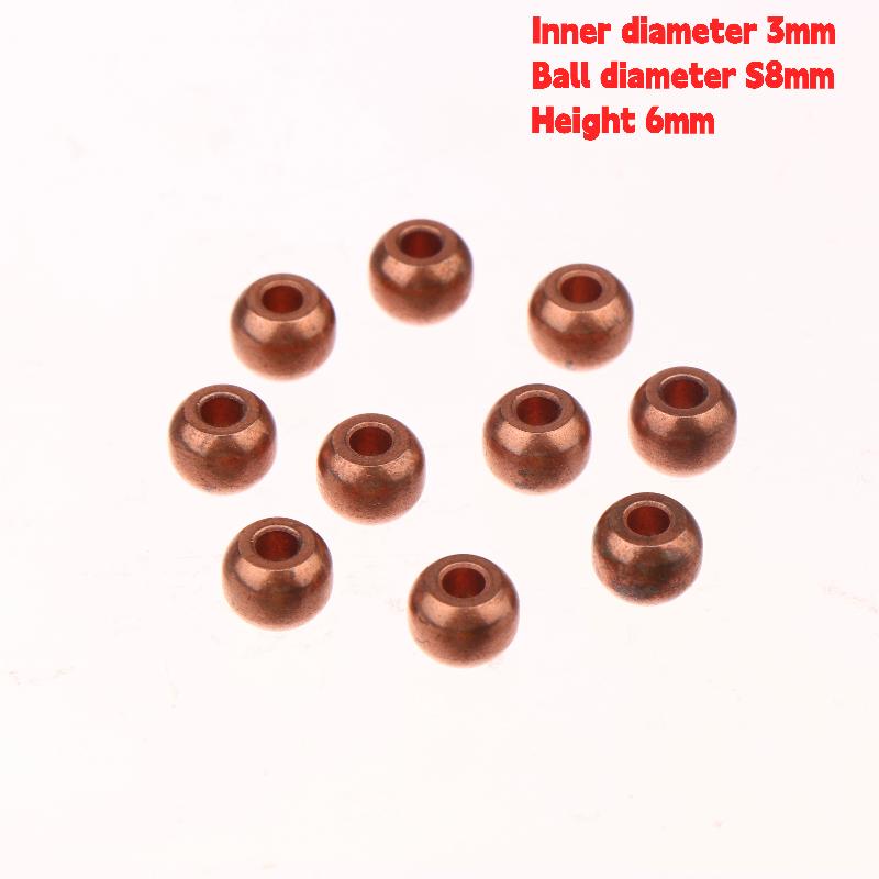 10Pcs Spherical Bearing Inner Diameter 3Mm Height 6Mm Base Powder Metallurgic Oil Bushing High Precision Miniature Gear