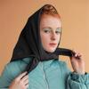 Kopfschal Mütze Damen Daunenmütze Antistatische Radmütze Damen Warme Mütze mit Ohrenklappen
