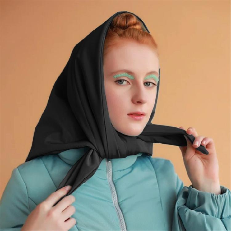 Kopfschal Mütze Damen Daunenmütze Antistatische Radmütze Damen Warme Mütze mit Ohrenklappen