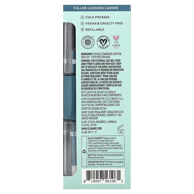 Dose of Intense Moisture™, Organic Castor Oil, Lash & Brow Set, 2 fl oz (60 ml)