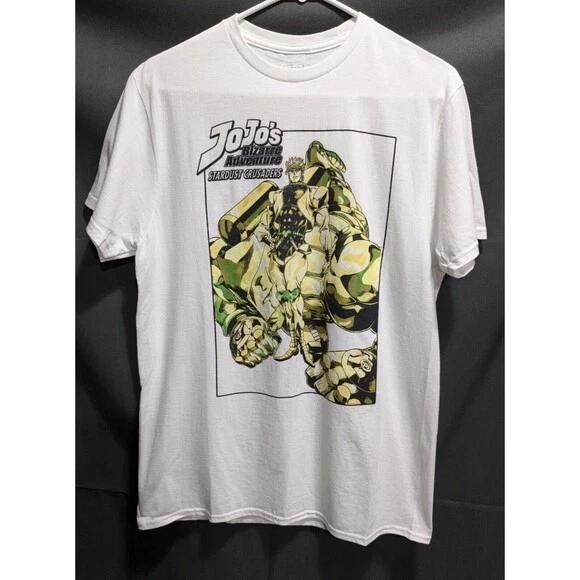 Vtg Jojos Bizarre Adventure Stardust Crusaders Graphic Tee NT122 FREE SHIPPING XL
