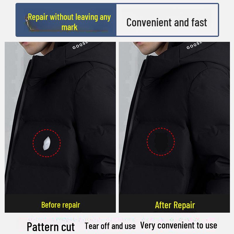 16-Color Self-Adhesive Seamless Fabric Repair Patch for Clothes and Jackets