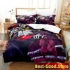 3D Print  OVERLORD Bedding Set Duvet Cover Bed Set Quilt Cover Pillowcase Comforter king Queen Size Boys Adult Bedding Set
