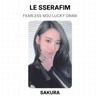 LE SSERAFIM FEARLESS M2U LUCKY DRAW Official Photocard