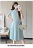 2026 Summer Ice-Fee Maternity Polo Dress
