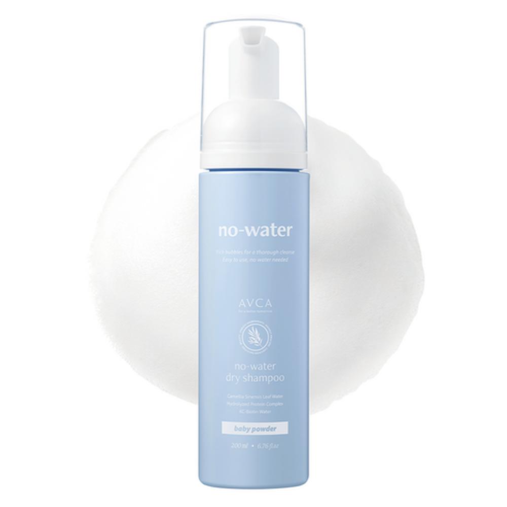 

AVCA Парфюмированный спрей для волос Bubble No-Sebum, Сухой шампунь без воды, Аромат детской присыпки –, Корейский 200ml