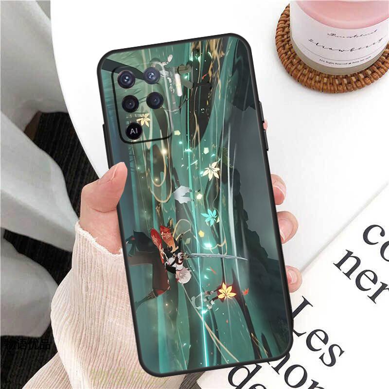 Genshin Impact Kaedehara Kazuha Hülle Für Oppo A18 A74 A57 A17 A77 A38 A58 A78 A98 A54 A94 A80 A60 A40 A96 A76 A16 A15 A5 Pro