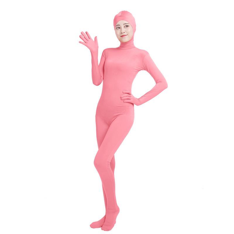 Lycra Pilna ķermeņa vienkrāsains tērps ar