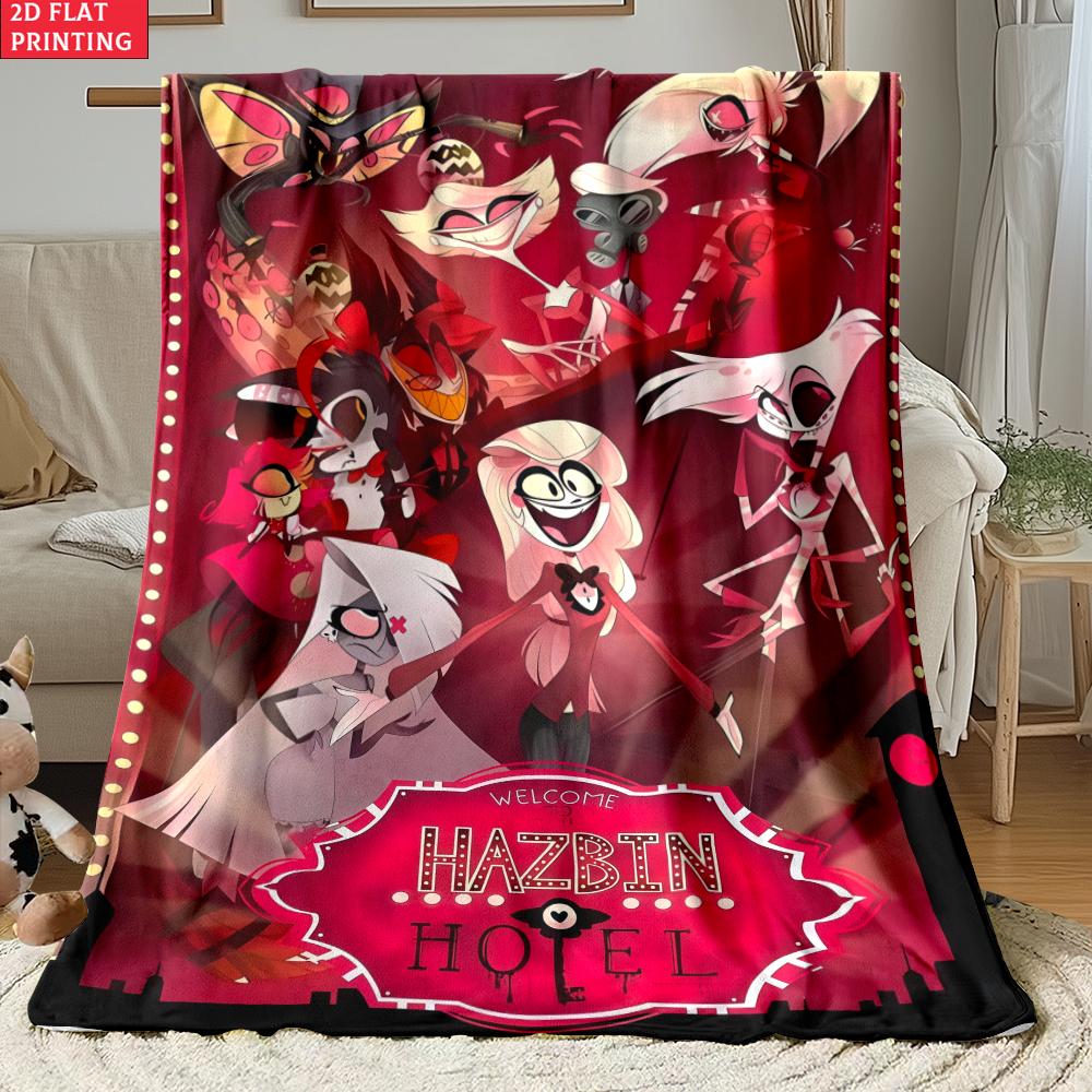 Anime Thin Flannel Blanket for Bedrooms,Living Rooms,Sofas Blankets,Offices,Lunch Breaks,Picnics,blankets Fluffy Blanket