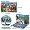 2025 Christmas Countdown Calendar 24 Days Countdown Calendar With Pull-Back Car for Kid Small Vehicle Model for Toddler Girls
